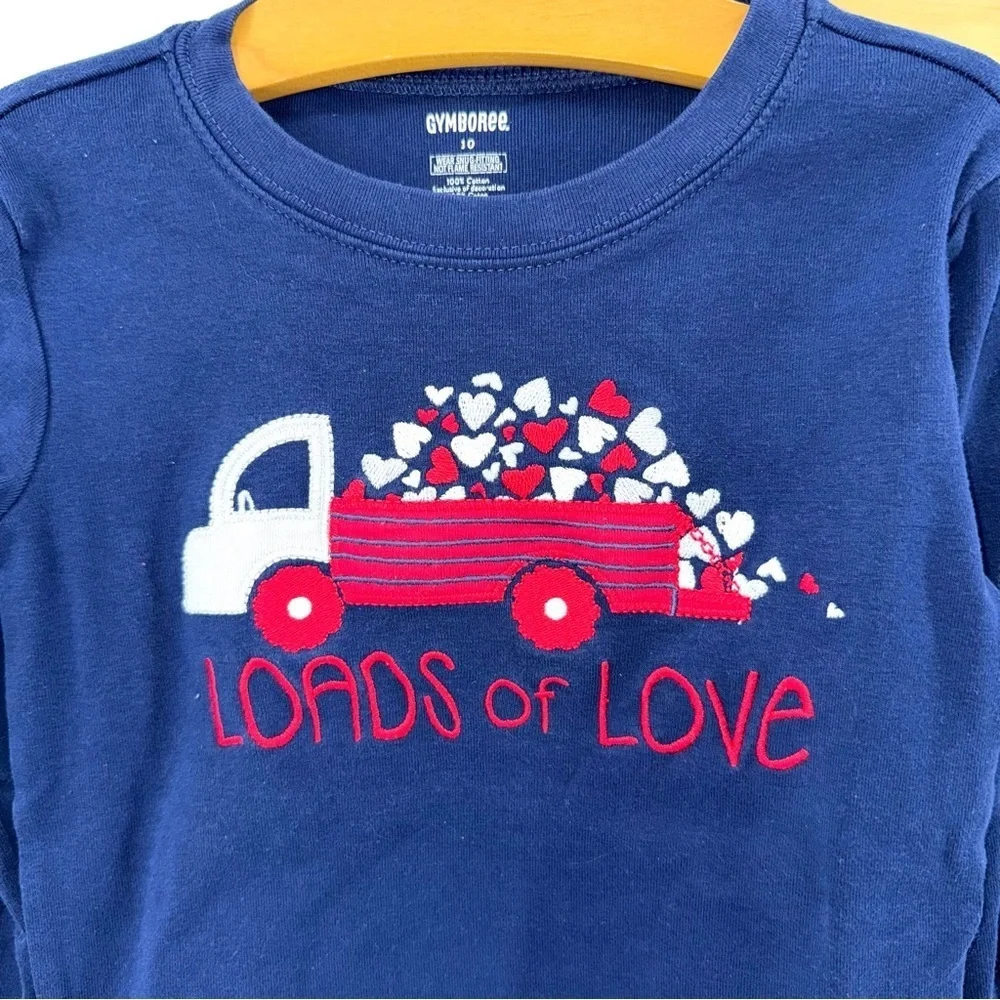 Gymboree Boy's Loads of Love Pajama Set - Size 10 - Like New!